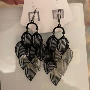 Leave earrings